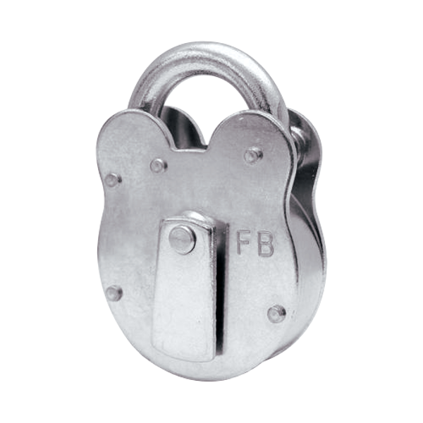 WALSALL LOCKS FB Old English Padlock FB1 53mm Keyed Alike - Galvanised