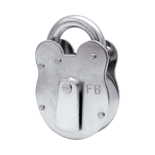 WALSALL LOCKS FB Old English Padlock FB1 53mm Keyed Alike - Galvanised