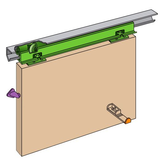 HENDERSON Phantom Single Track Sliding Door Gear 915mm