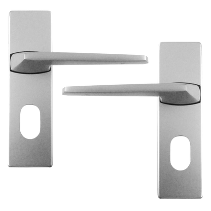 DORTREND 8501SA Oval Door Furniture 8501SA Satin Anodised Aluminium