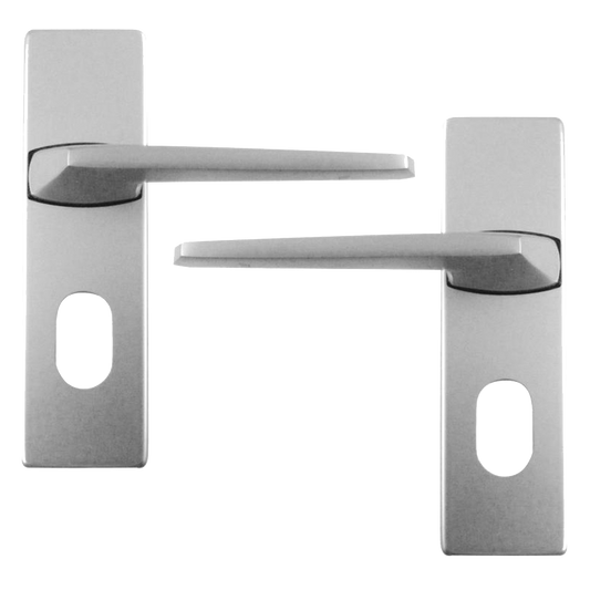 DORTREND 8501SA Oval Door Furniture 8501SA Satin Anodised Aluminium