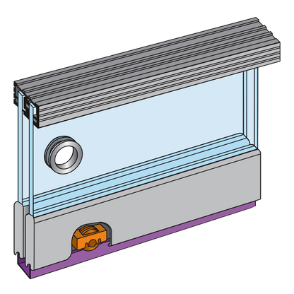 HENDERSON Zenith Double Track Sliding Door Gear 1200mm