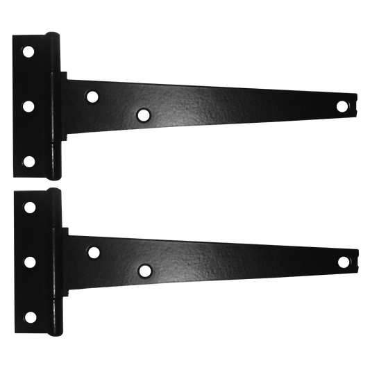 CROMPTON 909 Japaned Tee Hinge 150mm 1 Pair - Black