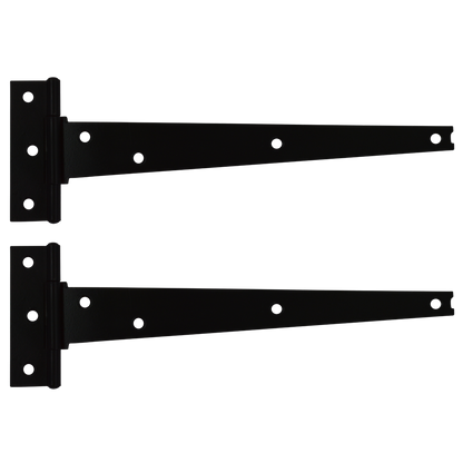 CROMPTON 909 Japaned Tee Hinge 230mm 1 Pair - Black