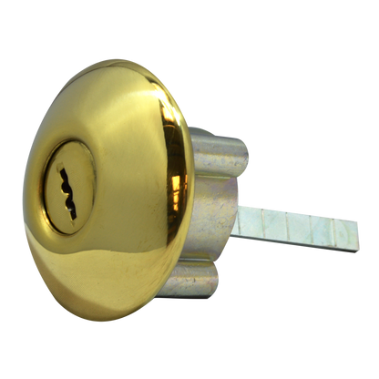 Ingersoll SC1 Rim Cylinder Keyed To Differ - Polished Brass