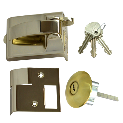 Ingersoll RA73 & SC73 Fire Escape Nightlatch 60mm - Polished Brass