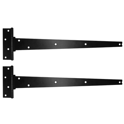 CROMPTON 909 Japaned Tee Hinge 450mm 1 Pair - Black