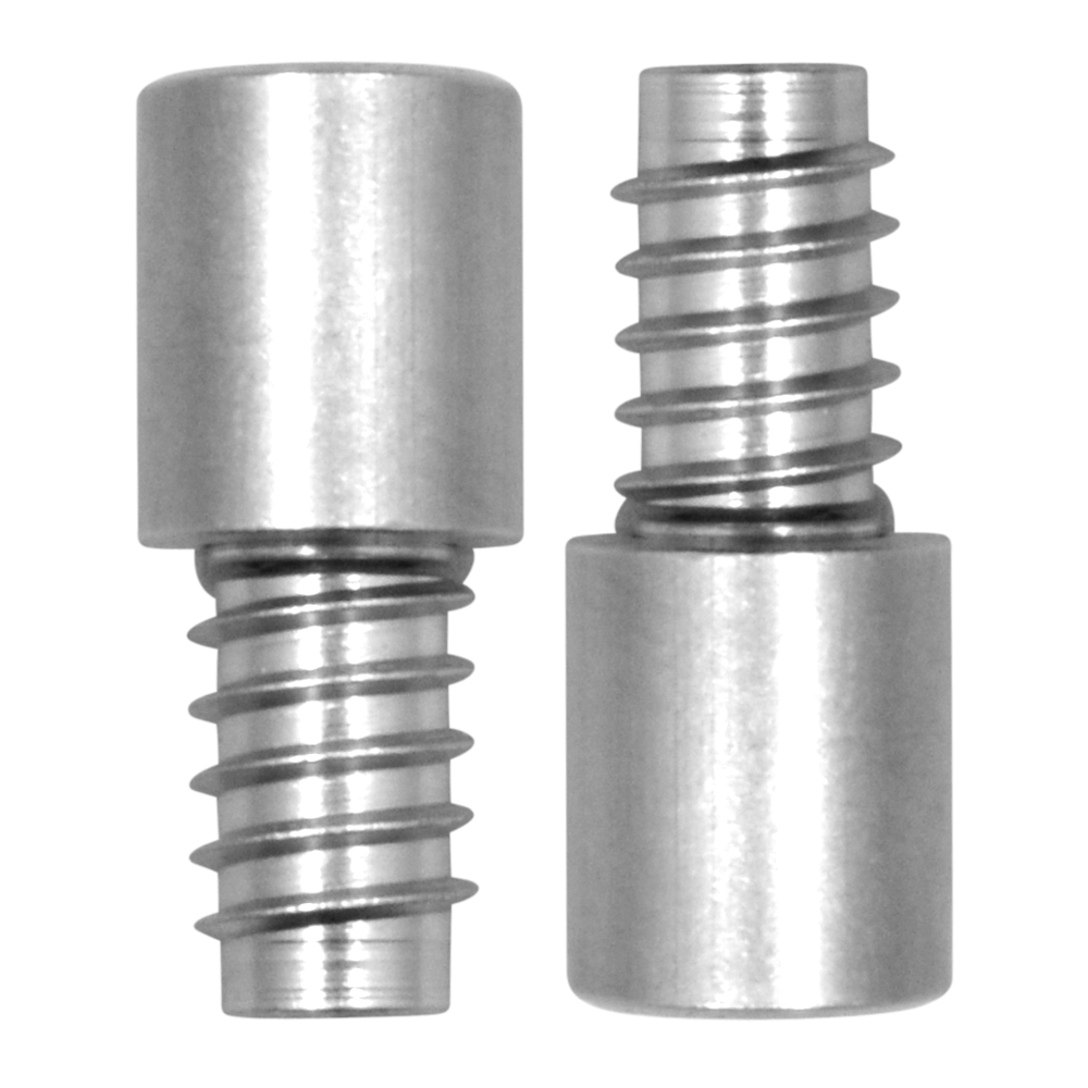 BRAMAH R1 ROLA Sash Window Stop 19mm R1/01 2 Locks & 2 Inserts - Nickel Plated