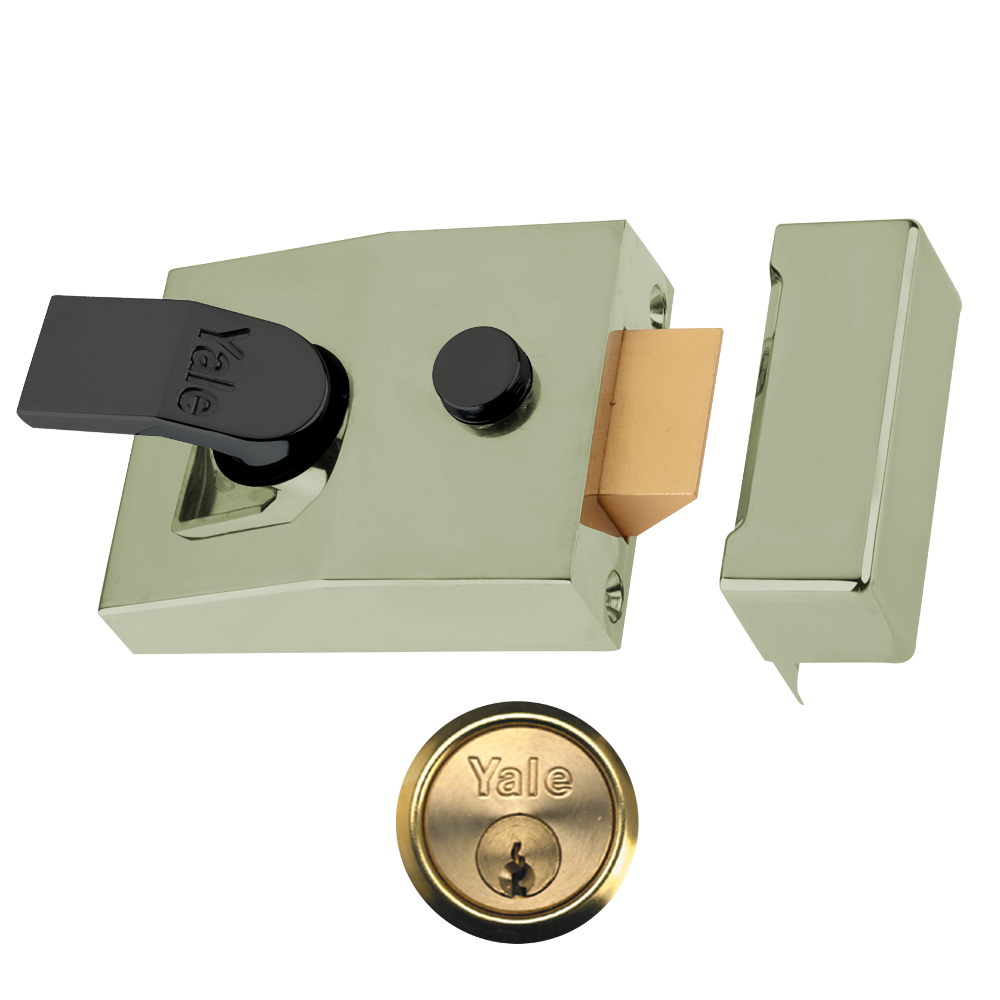 YALE 85 & 89 Deadlocking Nightlatch 60mm Cyl - Brasslux