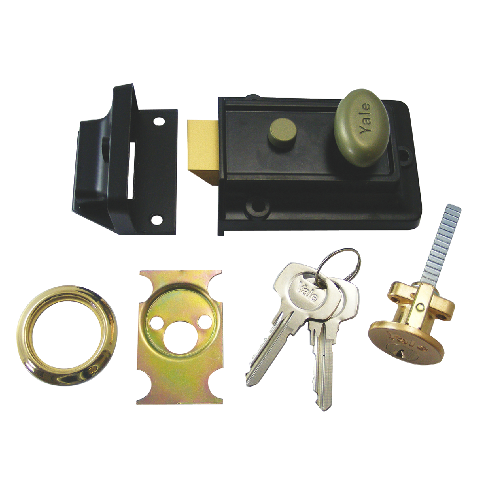 YALE 99Z Non-Deadlocking Nightlatch 60mm - Polished Brass