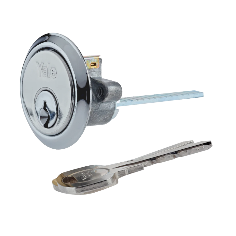 YALE 1109 Rim Cylinder Keyed To Differ - Satin Chrome