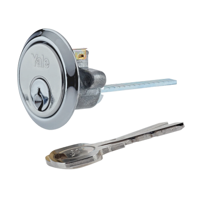 YALE 1109 Rim Cylinder Keyed To Differ - Satin Chrome