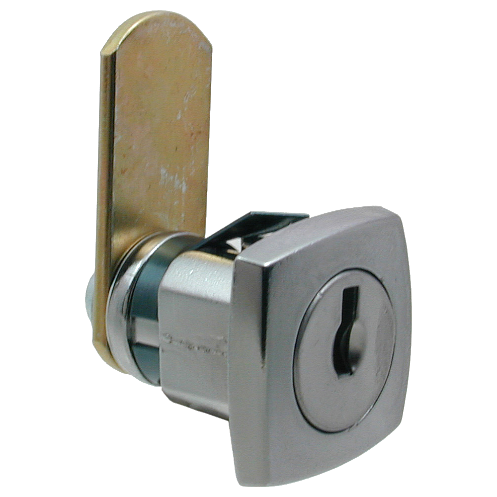 L&F 1339 Snap Fit Camlock 20mm Keyed To Differ - Chrome Plated