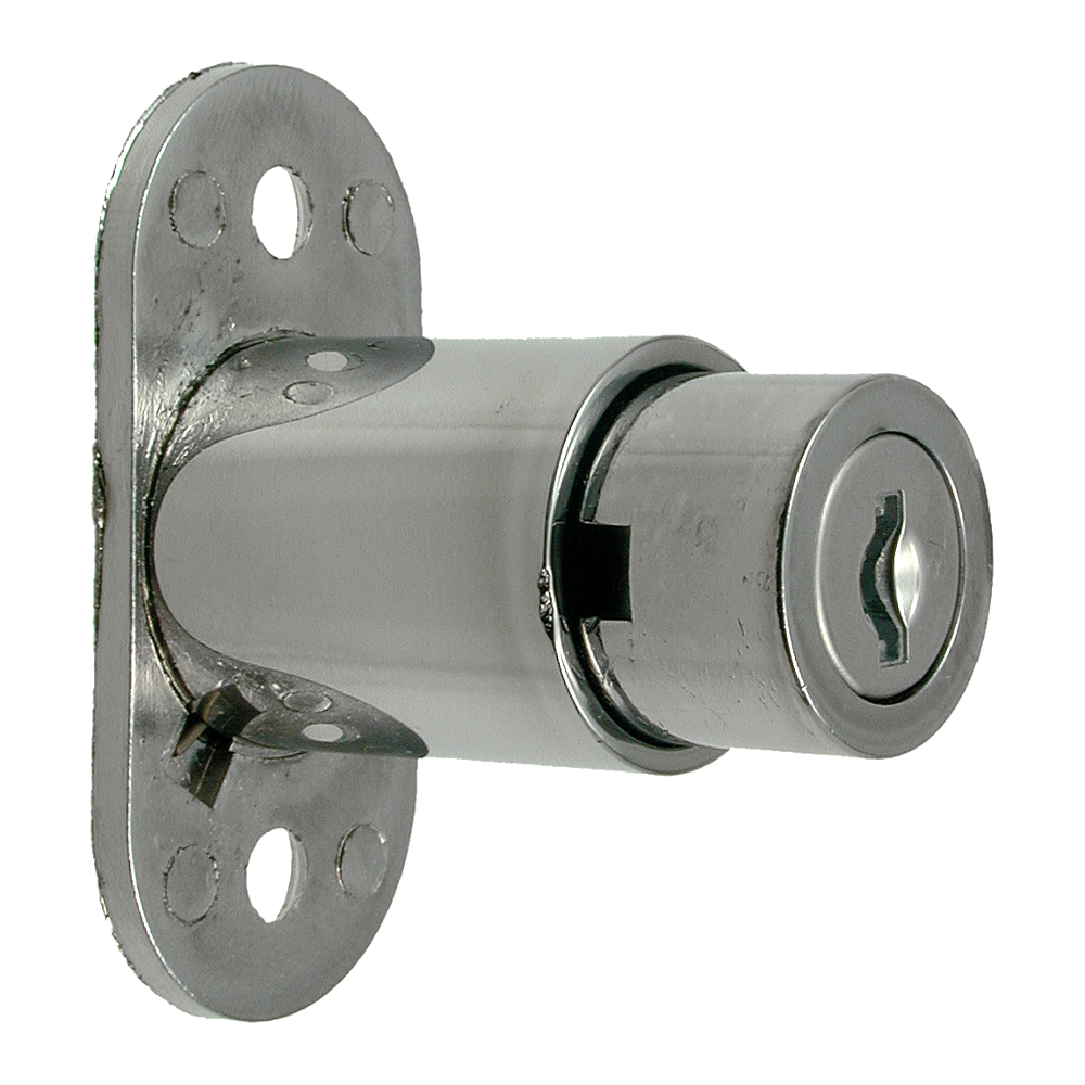 L&F 5861 Sliding Door Lock 26mm Keyed to Differ - Chrome Plated