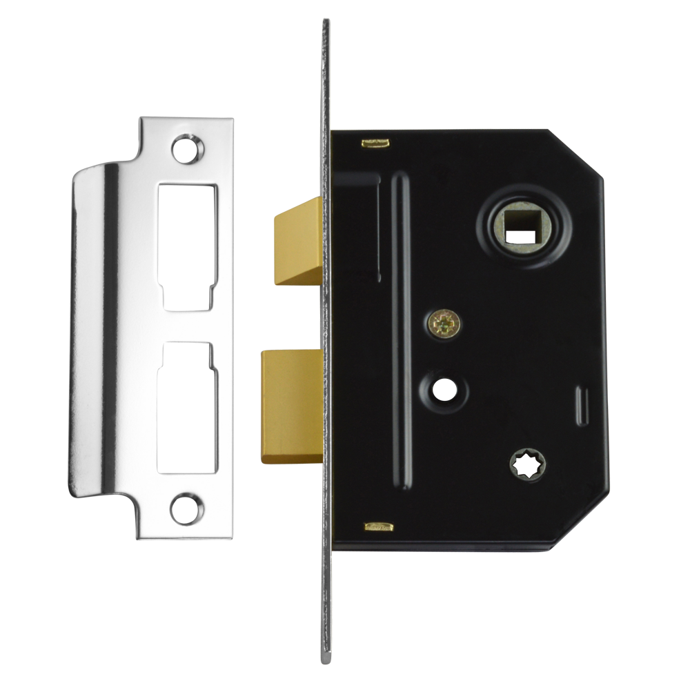 UNION 2294 Mortice Bathroom Lock 64mm - Chrome Plated