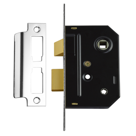 UNION 2294 Mortice Bathroom Lock 64mm - Chrome Plated