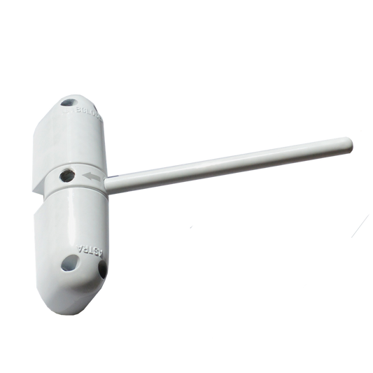 ASTRA DOOR Gibcloser Spring Action Door Closer White