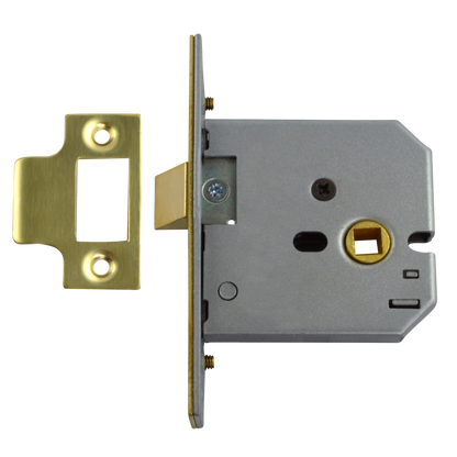 UNION 2677 Mortice Latch 75mm - Polished Brass