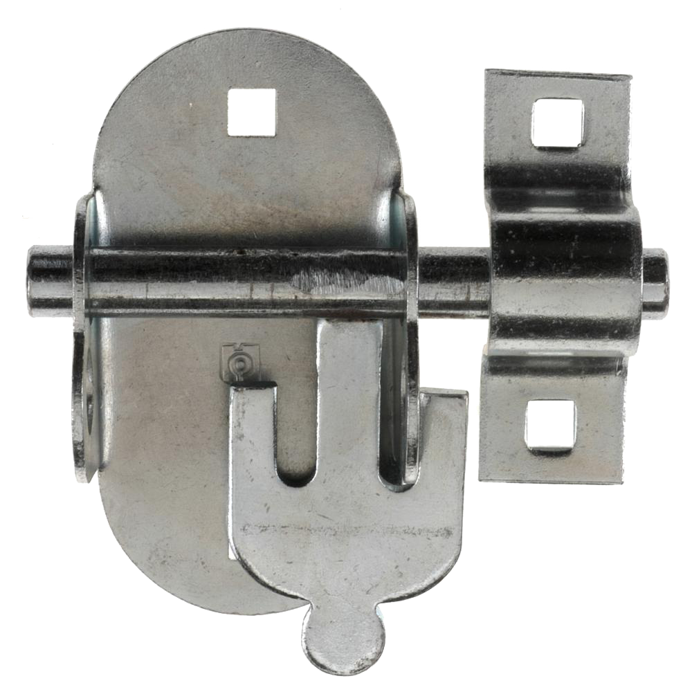 CROMPTON 004A Galvanised Oval Padbolt 114mm - Galvanised