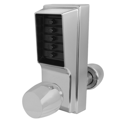 DORMAKABA Simplex 1000 Series 1031 Knob Operated Digital Lock With Passage Set 1031-26D - Satin Chrome