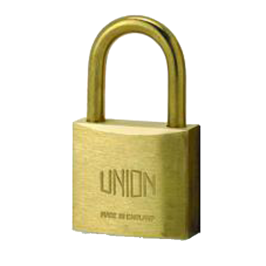 UNION 3102 Brass Open Shackle Padlock 40mm Keyed Alike WVL482