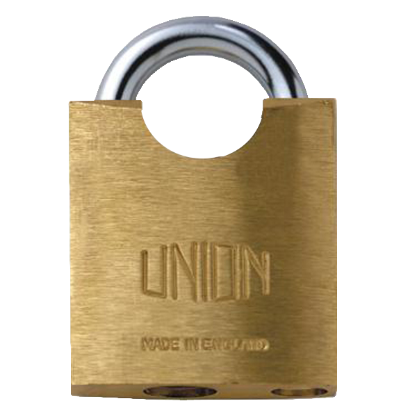 UNION 3142 Brass Closed Shackle Padlock 50mm Keyed Alike WVL482 - Hardened Steel