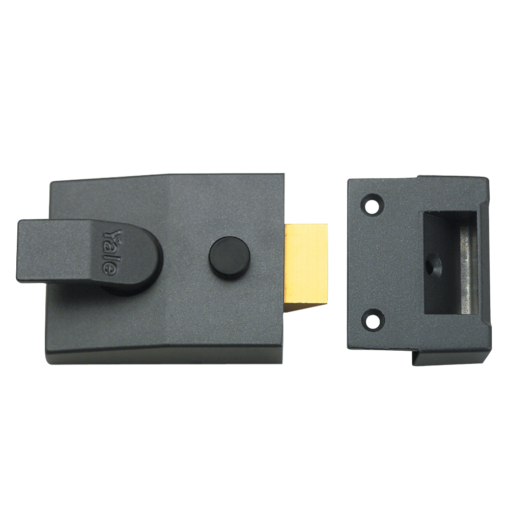 YALE 85 & 89 Deadlocking Nightlatch 60mm Case Only - Dull Metal Grey