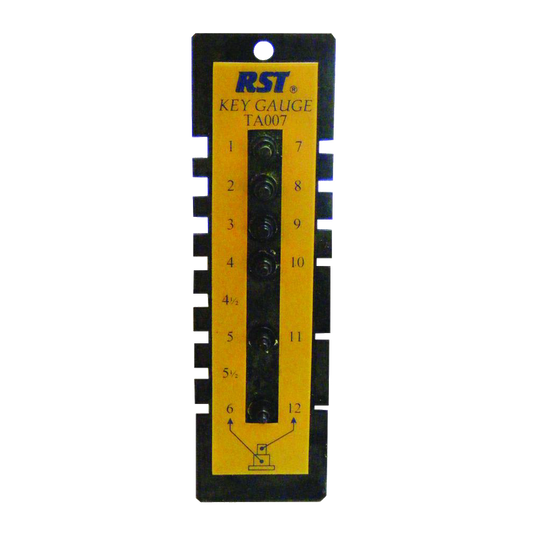 RST TA007 Pin & Pipe Key Gauge TA007