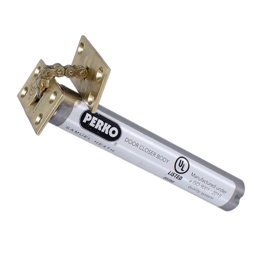 SAMUEL HEATH Perko R2 Concealed Door Closer Polished Brass