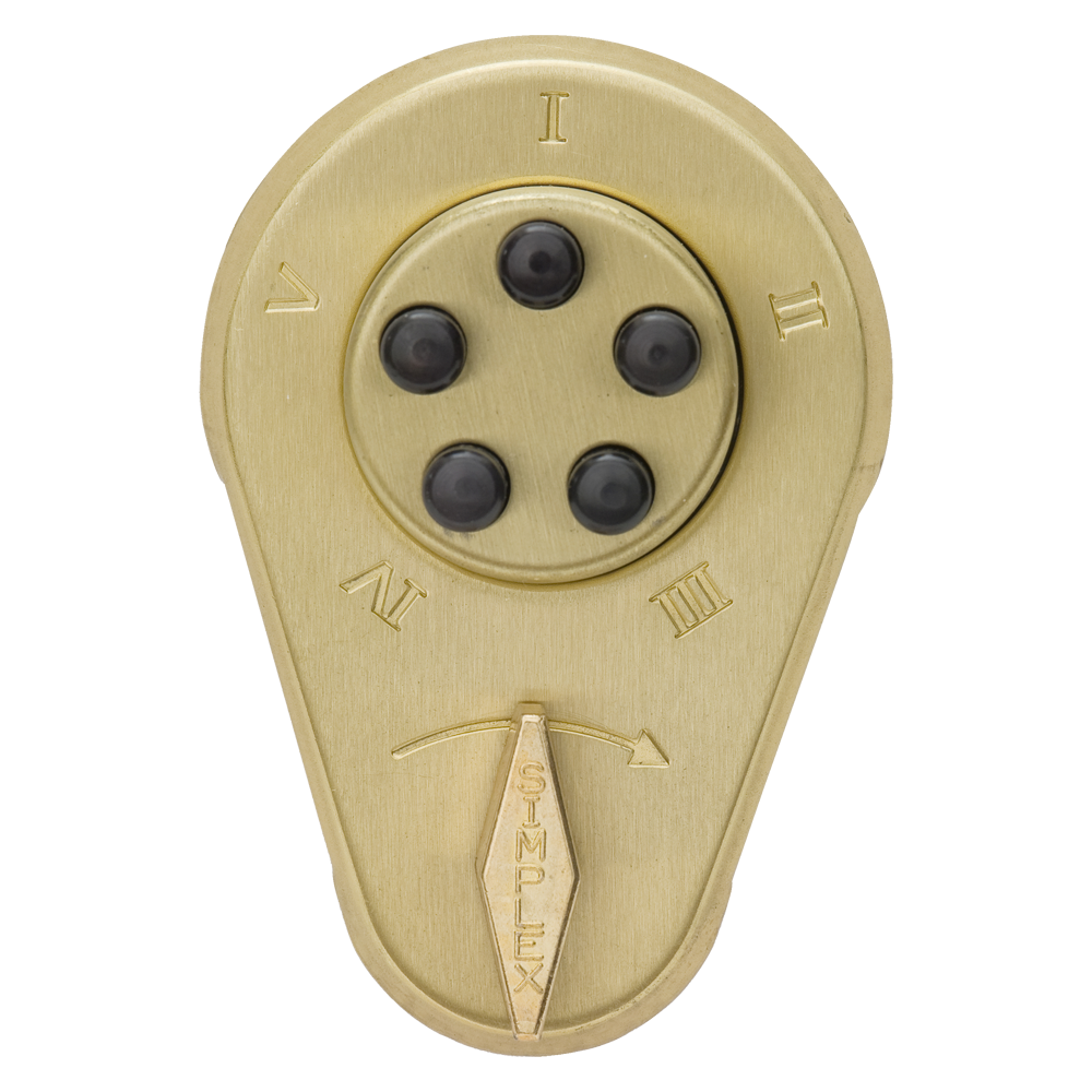 DORMAKABA 900 Series 919 Digital Lock To Suit Doors 44mm - 54mm 919-0000-04 - Satin Brass