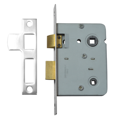 Legge 3751 Mortice Bathroom Lock 75mm - Nickel Plated