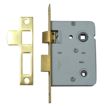 Legge 3751 Mortice Bathroom Lock 75mm - Polished Brass