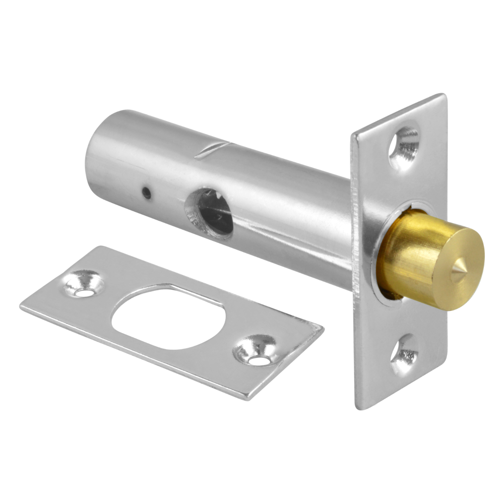 ERA 838 Door Security Bolt - Key 60mm Single Display - Satin Chrome