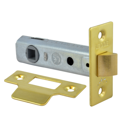 Legge 3721 & 3722 Tubular Latch 79mm - Polished Brass