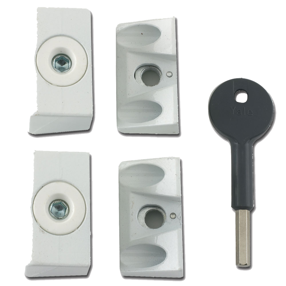 YALE 8K108 Sash Window Lock Pro - White