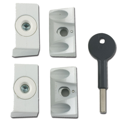 YALE 8K108 Sash Window Lock Pro - White