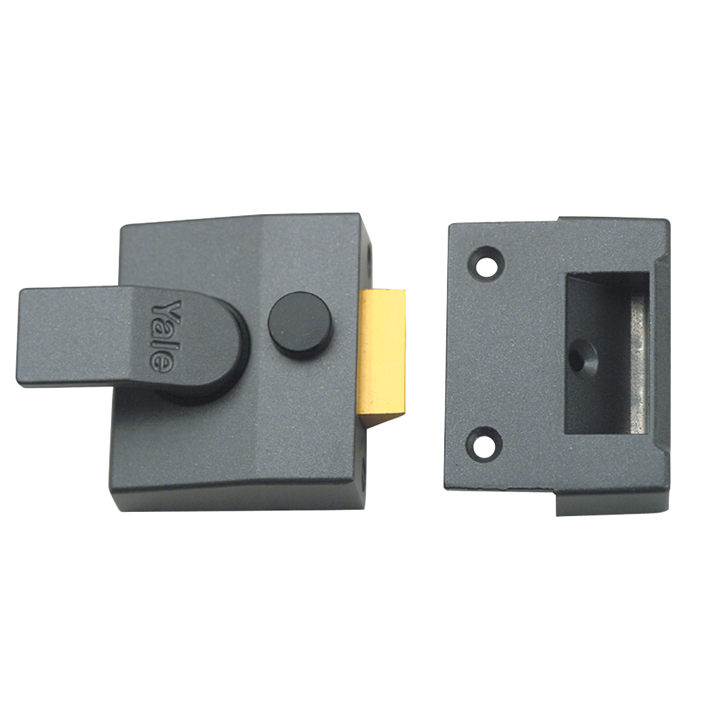 YALE 85 & 89 Deadlocking Nightlatch 40mm Case Only - Dull Metal Grey