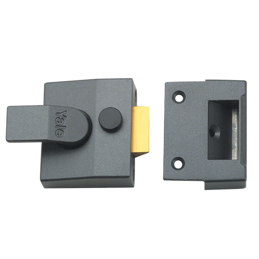 YALE 85 & 89 Deadlocking Nightlatch 40mm Case Only - Dull Metal Grey