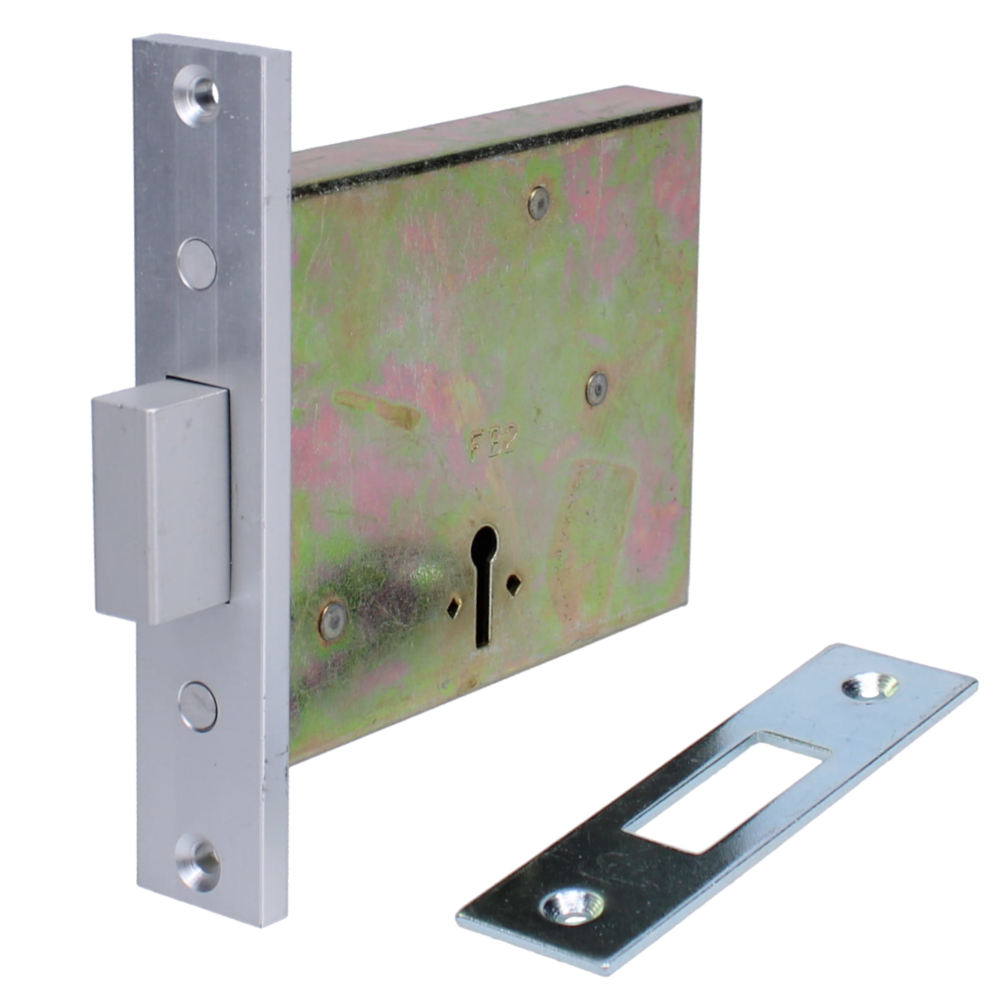 WALSALL LOCKS FB 2 Lever Deadlock 108mm Keyed Alike FB2 - Anodised Aluminium