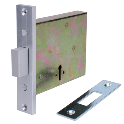 WALSALL LOCKS FB 2 Lever Deadlock 108mm Keyed Alike FB2 - Anodised Aluminium