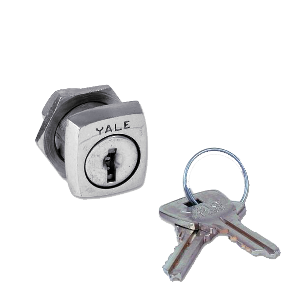 YALE S236 Nut Fix Camlock 19mm Keyed Alike - Chrome Plated