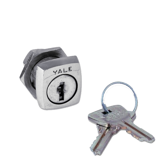 YALE S236 Nut Fix Camlock 19mm Keyed Alike - Chrome Plated