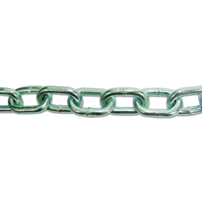 ENGLISH CHAIN Zinc Plated Welded Steel Chain 25m Chain 5mm Link Diameter ZP