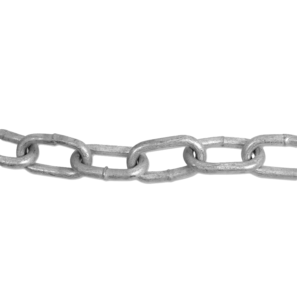 ENGLISH CHAIN Hot Galvanised Welded Steel Chain 5mm 10m - Galvanised