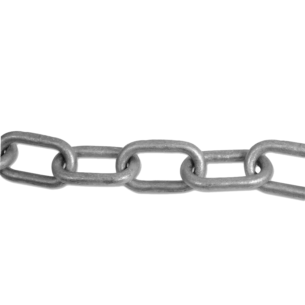 ENGLISH CHAIN Hot Galvanised Welded Steel Chain 6.5mm 10m - Galvanised