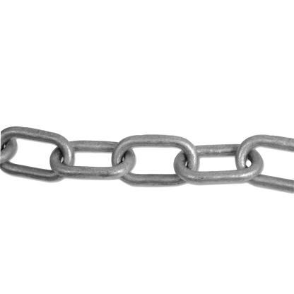 ENGLISH CHAIN Hot Galvanised Welded Steel Chain 6.5mm 10m - Galvanised