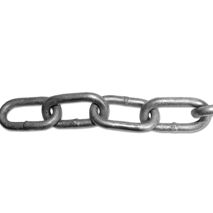 ENGLISH CHAIN Hot Galvanised Welded Steel Chain 6mm 10m - Galvanised