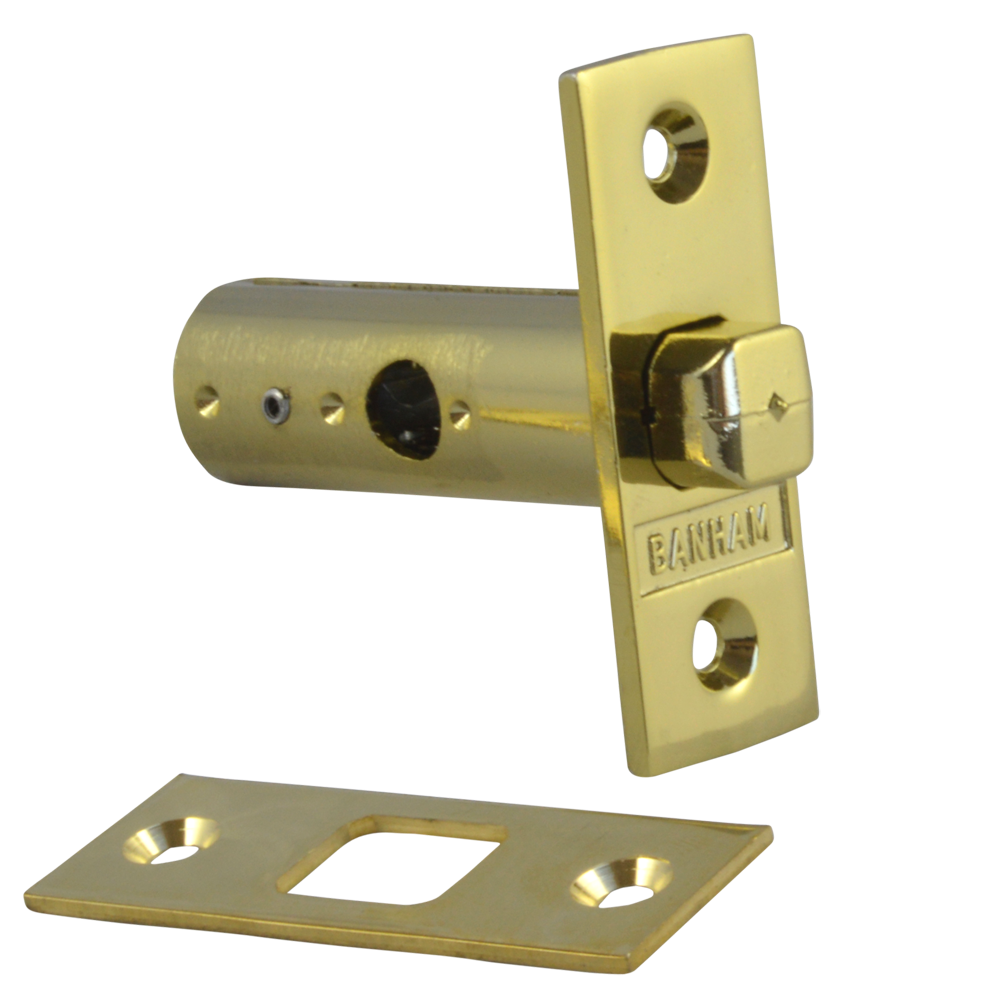 Banham W105 Window Bolt Polished Brass