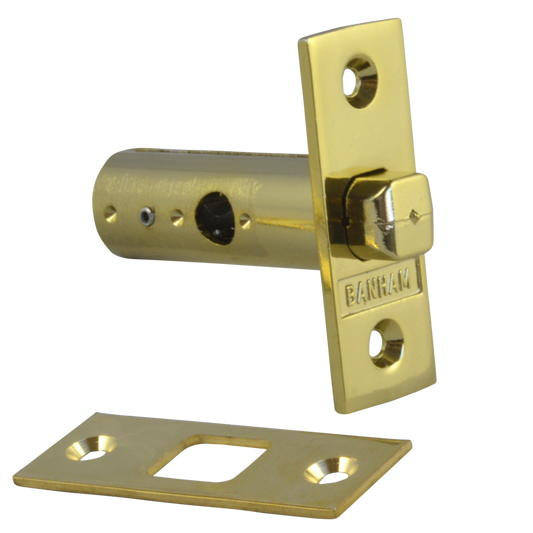 Banham W105 Window Bolt Polished Brass