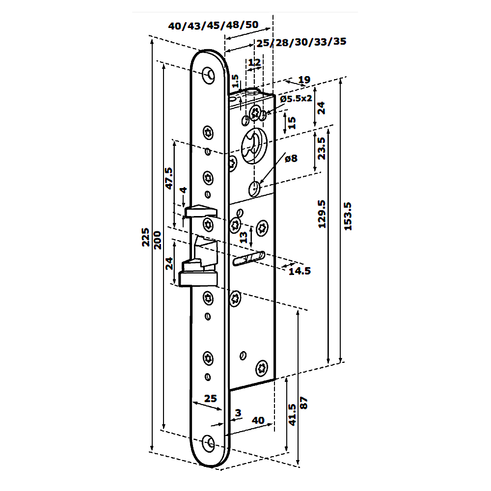 ABLOY EL402 F/UN Electric Lock